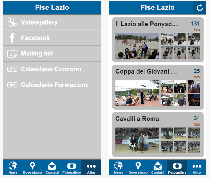 applicazione screenshot